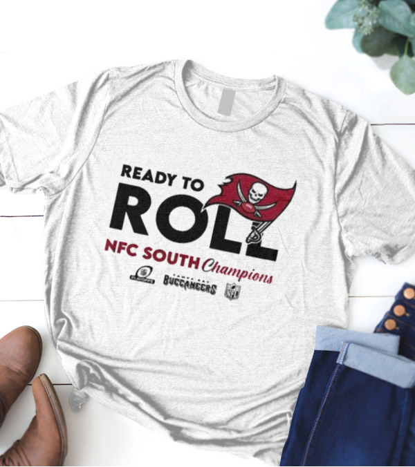 Tampa Bay Buccaneers Ready To Roll NFC South Champions T-Shirt