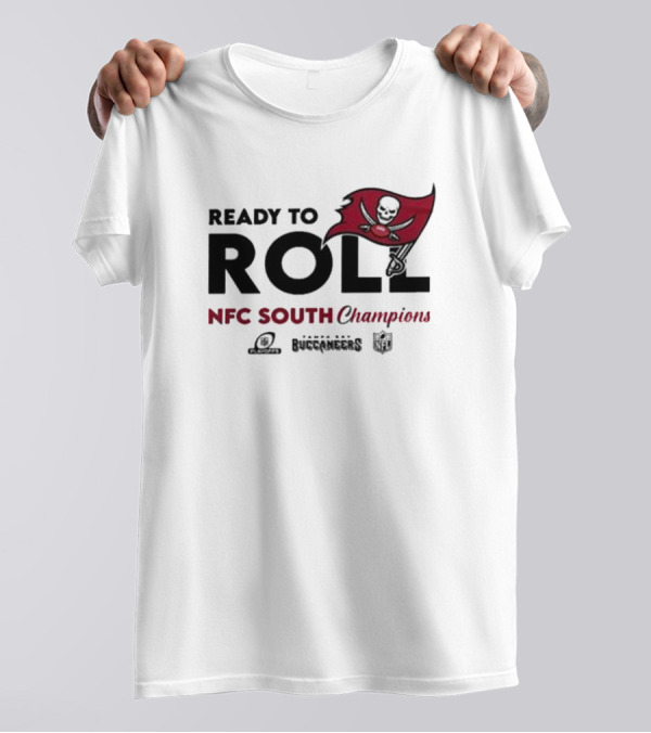 Tampa Bay Buccaneers Ready To Roll NFC South Champions T-Shirt