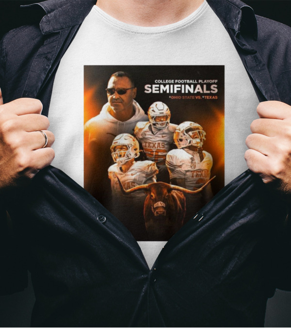 College Football Playoff Semifinals Ohio State Vs Texas SEC ESPN T-Shirt