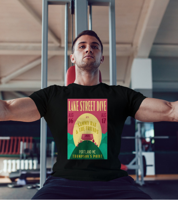 Lake Street Dive With Sammy Rae And The Friends Thompson’s Point Portland ME Aug 16-17 2025 T-Shirt
