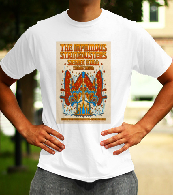 The Infamous Stringdusters And Sierra Hull And The Last Revel Live January 11, 2025 Mission Ballroom Denver CO Vibrant T-Shirt