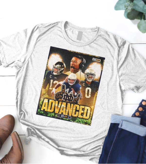 Advanced Notre Dame Fighting Irish Vs Penn State Nittany Lions 27-24 Fox CFB Championship Game T-Shirt