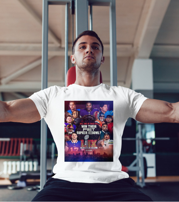 Will One Of These QBs Win Their First Super Bowl LIX New Orleans T-Shirt