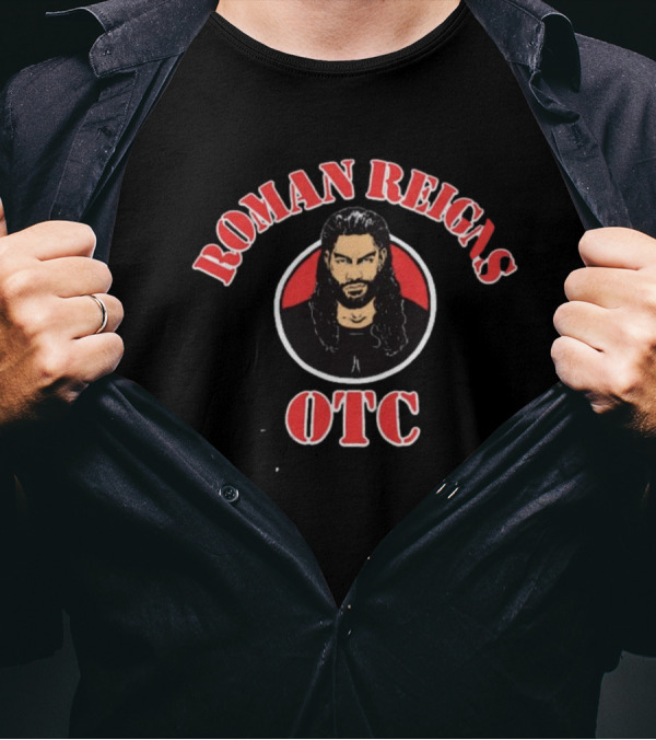 Roman Reigns OTC Signature Red Circle T-Shirt