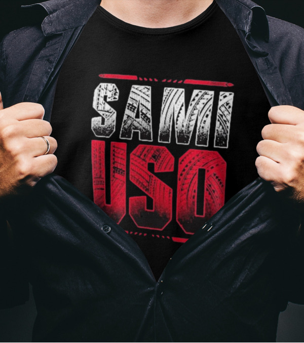 Sami Zayn Sami Uso WWE Roman Reigns Bloodline Tribal T-Shirt