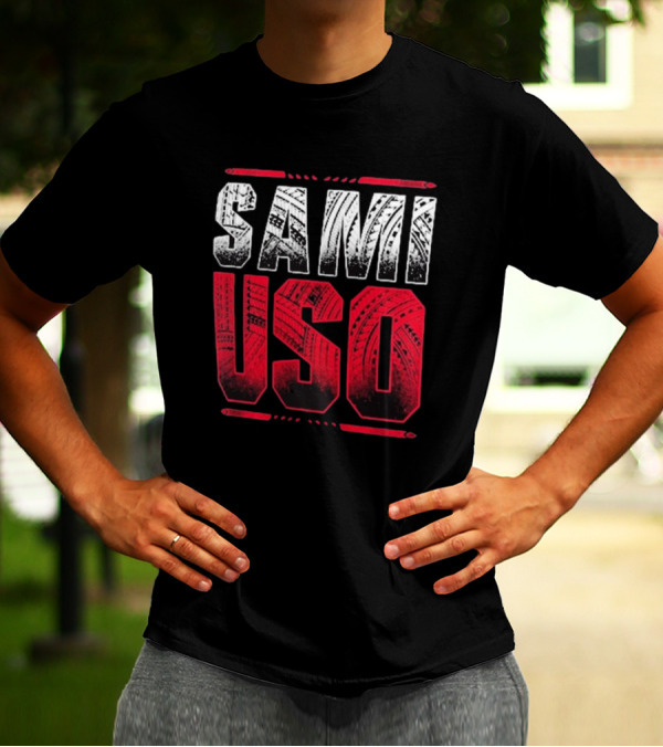 Sami Zayn Sami Uso WWE Roman Reigns Bloodline Tribal T-Shirt