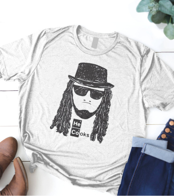 James Cook He Cooks Breaking Bad Parody With Funny Science Twist T-Shirt