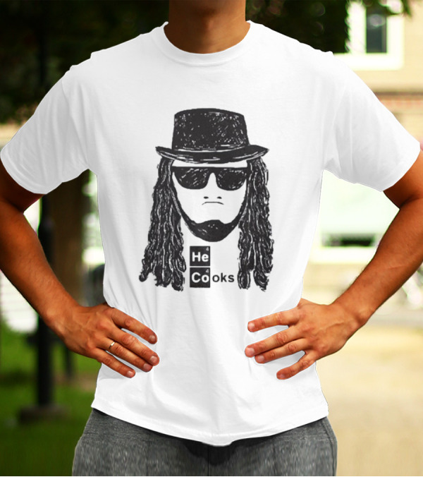 James Cook He Cooks Breaking Bad Parody With Funny Science Twist T-Shirt