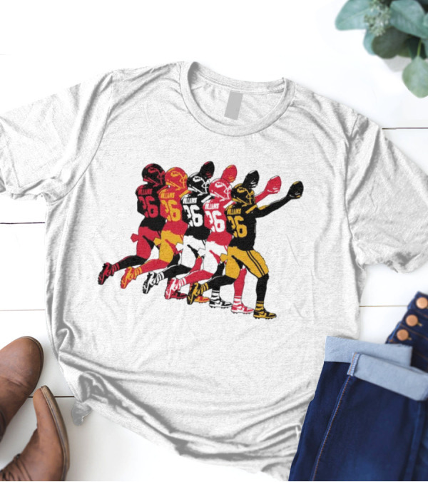 Kansas City Chiefs Joshua Williams 36 Super Bowl LIV Red White Gold T-Shirt