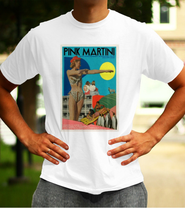 Pink Martini 30th Anniversary Sunshine Tour January 2025 Orpheum Theater New Orleans LA T-Shirt