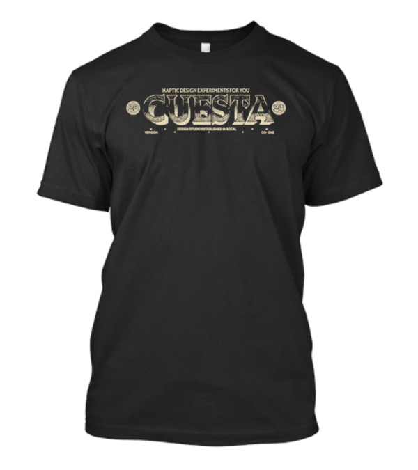Cuesta Haptic Design Experiments Established In SoCal 2024 Version OO-One T-Shirt