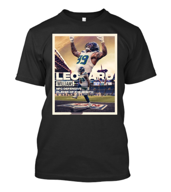 Seattle Seahawks Leonard Williams NFC Defensive Player Of The Month T-Shirt
