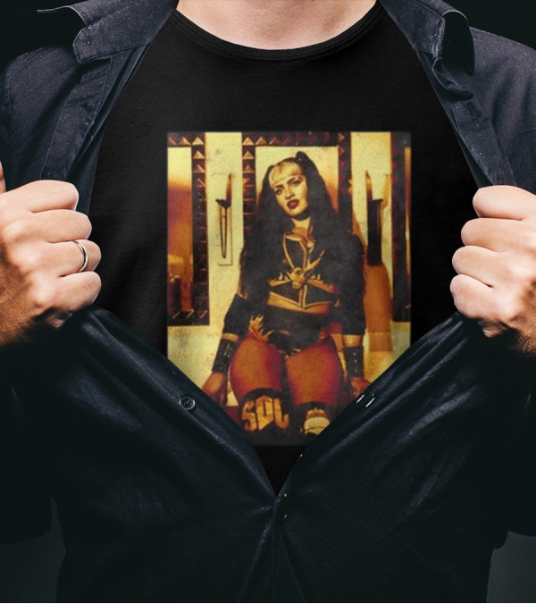 Steph De Lander California Fire Relief Iconic Portrait T-Shirt