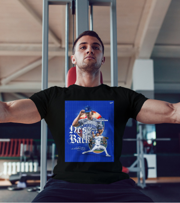 Kansas City Royals He's Back Michael Lorenzen Signature T-Shirt