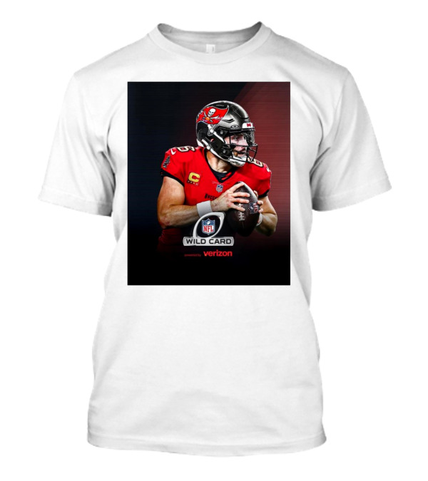 Tampa Bay Buccaneers NFL Wild Card Baker Mayfield Sunday Night Football Powered By Verizon T-Shirt