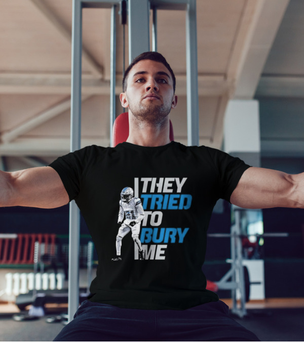 Amik Robertson They Tried To Bury Me Football Player Resilience T-Shirt