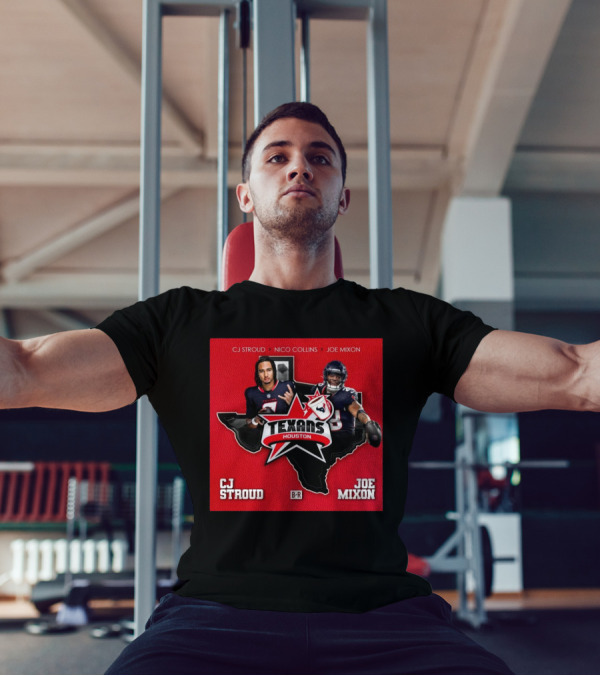 Houston Texans NFL CJ Stroud Joe Mixon Texas Iconography T-Shirt