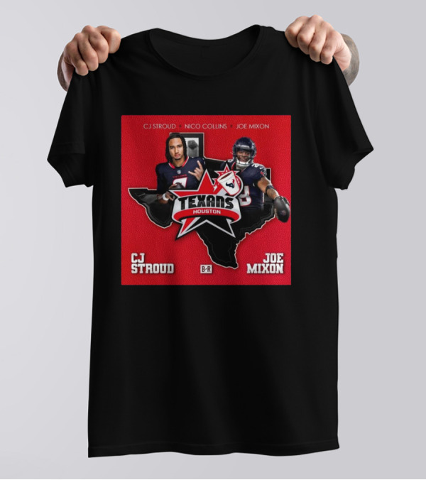Houston Texans NFL CJ Stroud Joe Mixon Texas Iconography T-Shirt