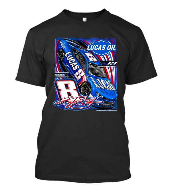 Lucas Oil NASCAR Kyle Busch 8 Car Racing RCR 2025 T-Shirt