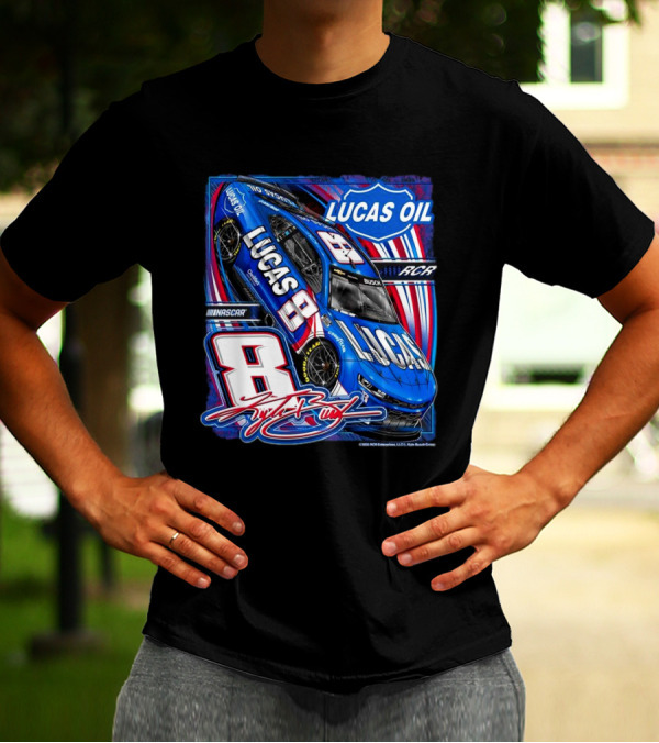 Lucas Oil NASCAR Kyle Busch 8 Car Racing RCR 2025 T-Shirt