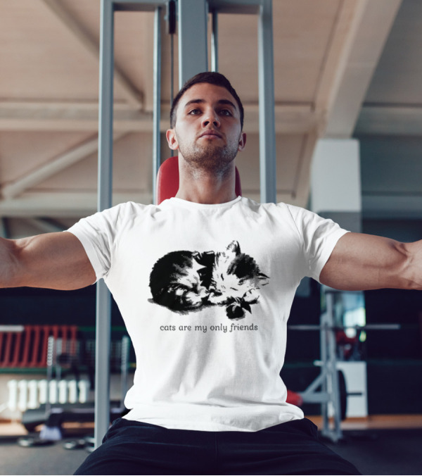 Angeltype Cats Are My Only Friends T-Shirt