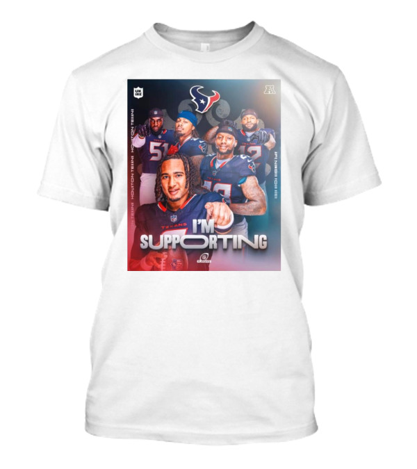 Houston Texans NFL AFC Playoffs I'm Supporting CJ Stroud Number Four Seed T-Shirt