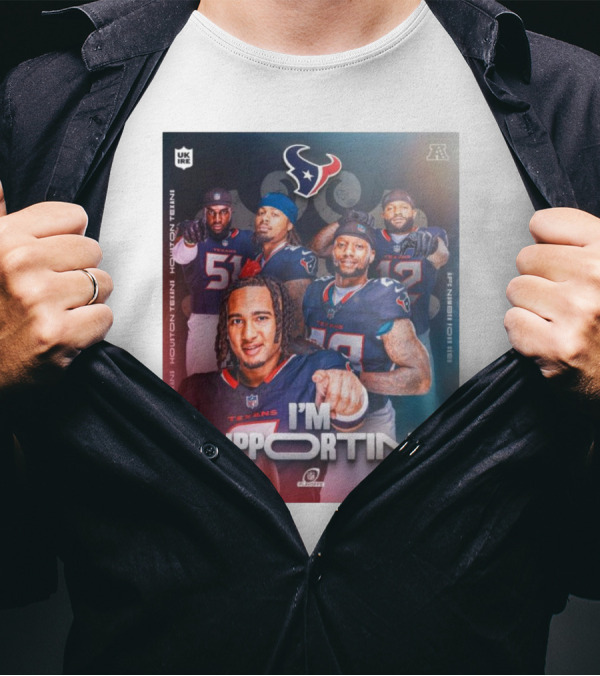 Houston Texans NFL AFC Playoffs I'm Supporting CJ Stroud Number Four Seed T-Shirt