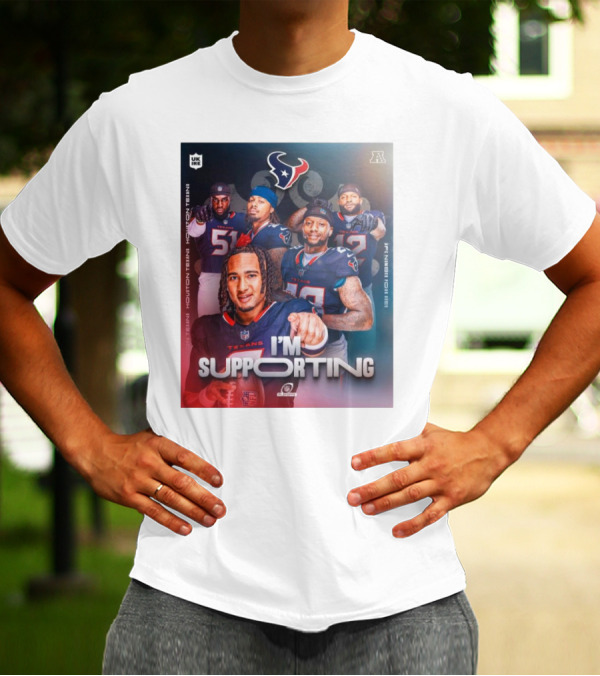 Houston Texans NFL AFC Playoffs I'm Supporting CJ Stroud Number Four Seed T-Shirt