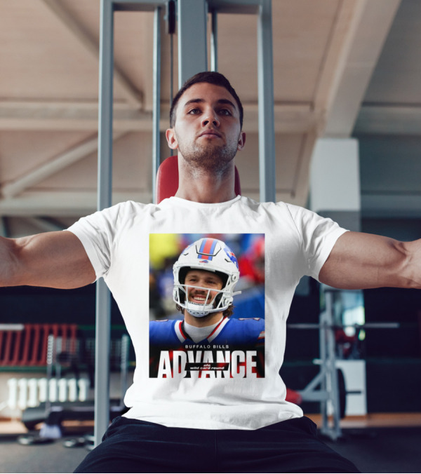 Buffalo Bills Advance AFC Wild Card Round T-Shirt