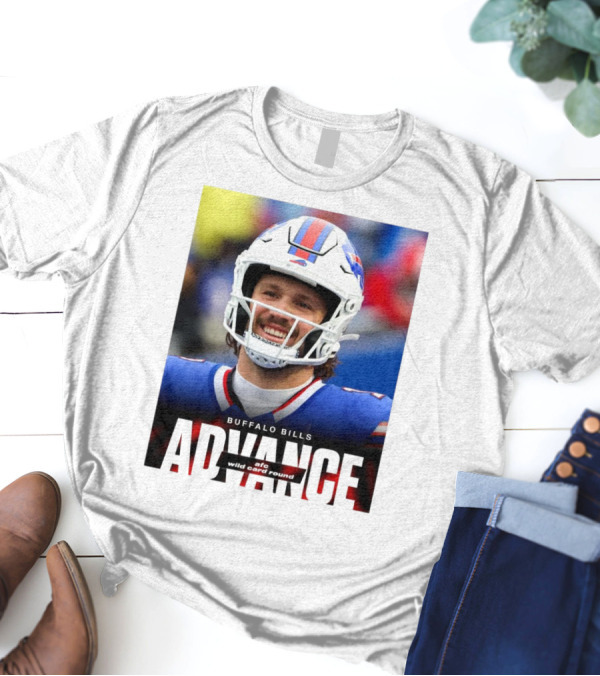 Buffalo Bills Advance AFC Wild Card Round T-Shirt