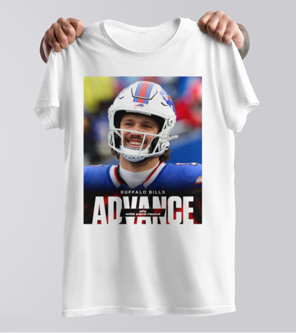 Buffalo Bills Advance AFC Wild Card Round T-Shirt