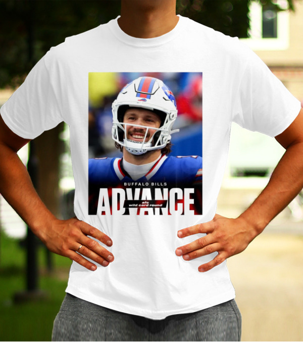 Buffalo Bills Advance AFC Wild Card Round T-Shirt