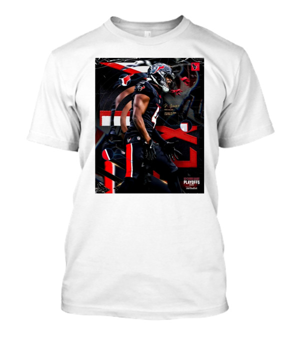 Kamari Lassiter Houston Texans Vs Los Angeles Chargers H-Town Playoffs 2024 Signature Jan 11 2025 T-Shirt
