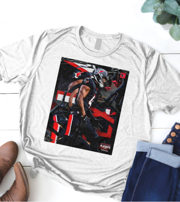 Kamari Lassiter Houston Texans Vs Los Angeles Chargers H-Town Playoffs 2024 Signature Jan 11 2025 T-Shirt