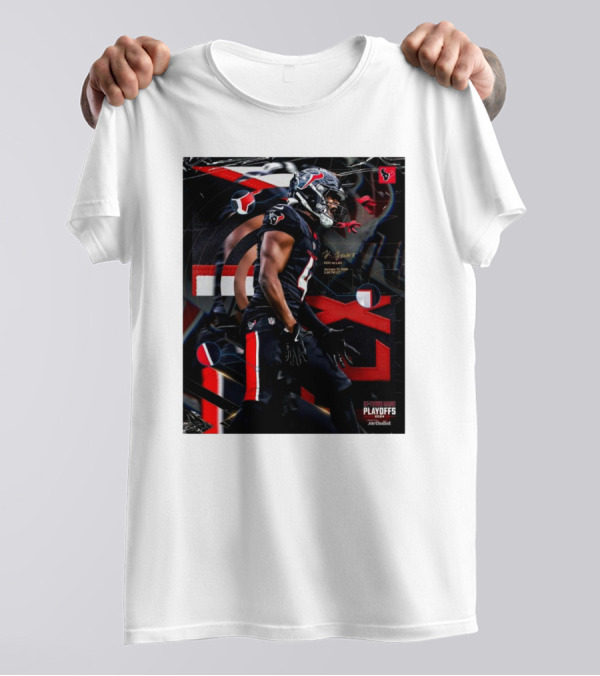 Kamari Lassiter Houston Texans Vs Los Angeles Chargers H-Town Playoffs 2024 Signature Jan 11 2025 T-Shirt