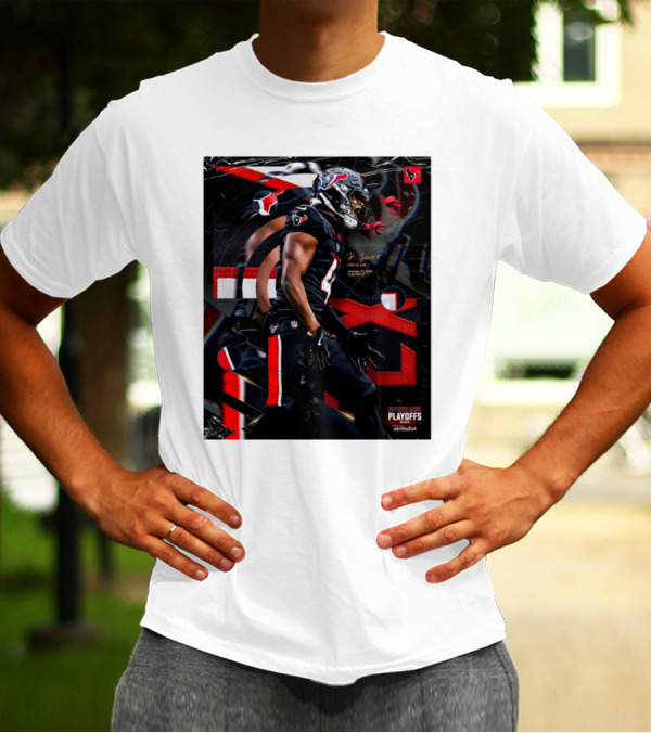 Kamari Lassiter Houston Texans Vs Los Angeles Chargers H-Town Playoffs 2024 Signature Jan 11 2025 T-Shirt