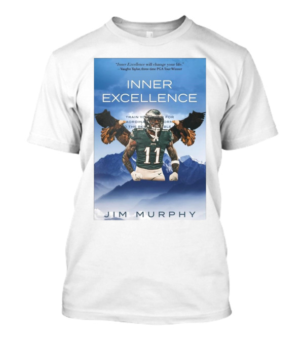 Philadelphia Eagles Inner Excellence Jim Murphy Vaughn Taylor Three-Time PGA Tour Winner T-Shirt