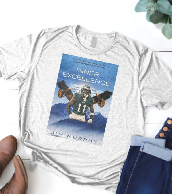Philadelphia Eagles Inner Excellence Jim Murphy Vaughn Taylor Three-Time PGA Tour Winner T-Shirt