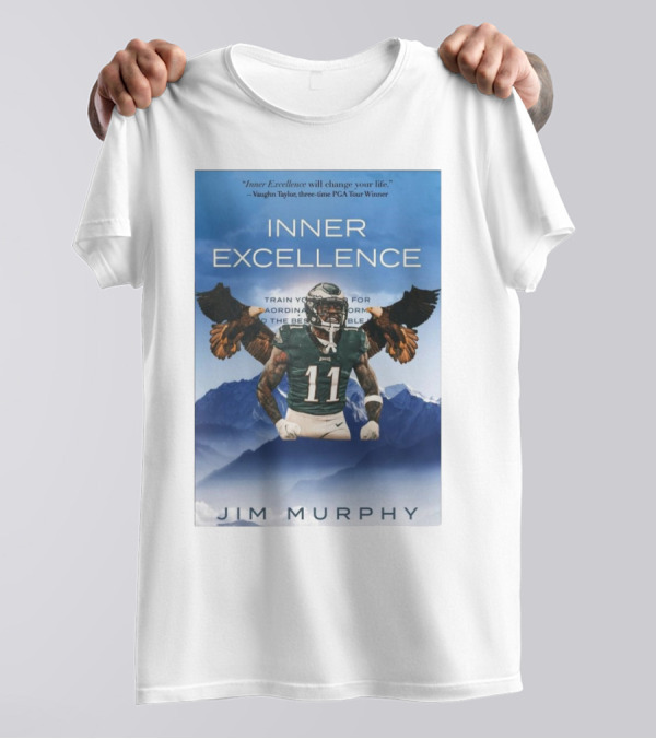 Philadelphia Eagles Inner Excellence Jim Murphy Vaughn Taylor Three-Time PGA Tour Winner T-Shirt