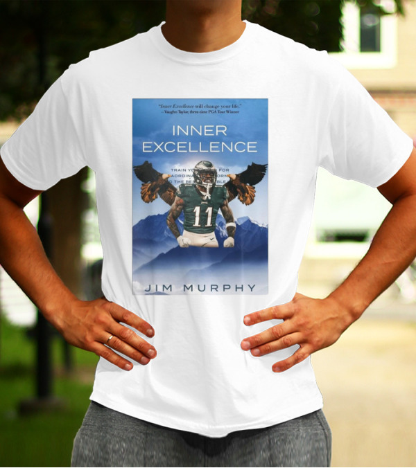 Philadelphia Eagles Inner Excellence Jim Murphy Vaughn Taylor Three-Time PGA Tour Winner T-Shirt