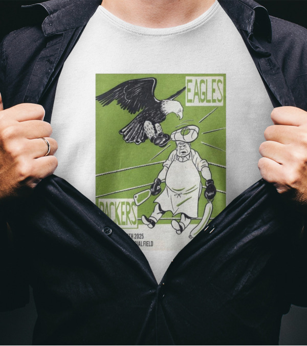 Eagles Vs Packers Jan 12th 2025 Lincoln Financial Field T-Shirt