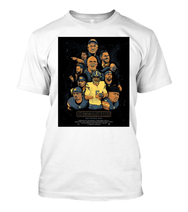 Washington Commanders NFL September 2024 Premiering At Commanders Field Landover Maryland T-Shirt