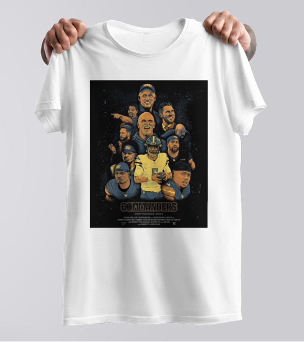 Washington Commanders NFL September 2024 Premiering At Commanders Field Landover Maryland T-Shirt