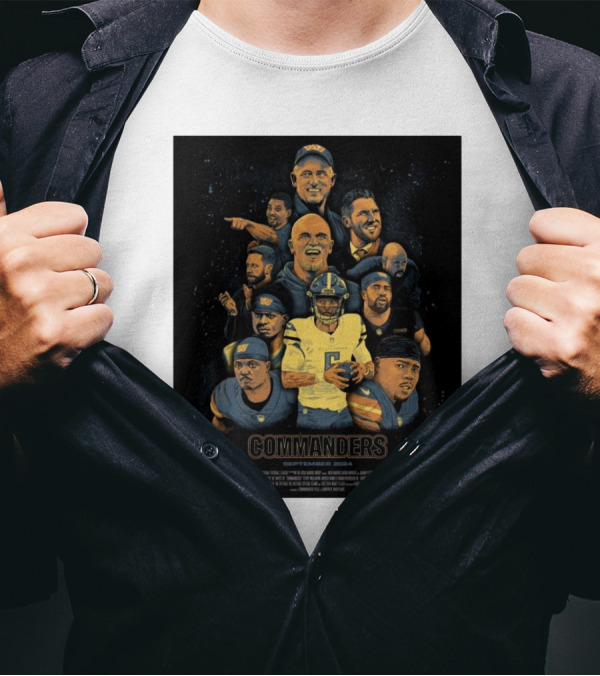 Washington Commanders NFL September 2024 Premiering At Commanders Field Landover Maryland T-Shirt
