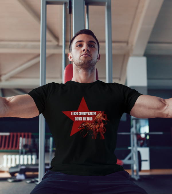 I Liked Cowboy Carter Before The Tour Star Motorcycle Rider T-Shirt