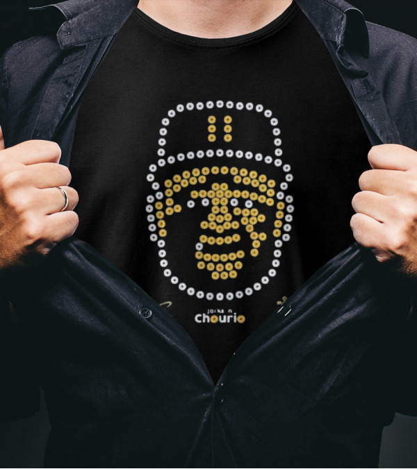 Jackson Chourio 11 Bead Face Design T-Shirt