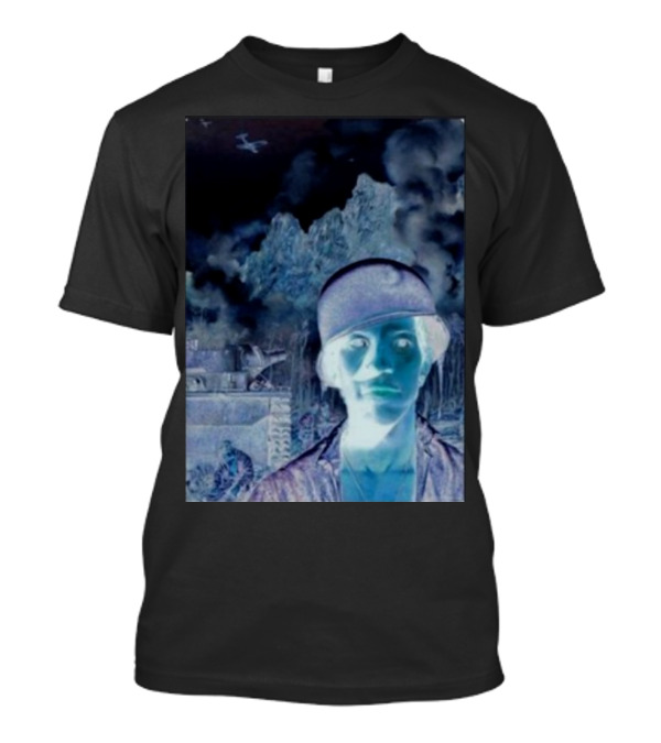 Janelledrtysoul Tyler Joseph Clancy Madrid Psychedelic Negative Mountain Portrait T-Shirt
