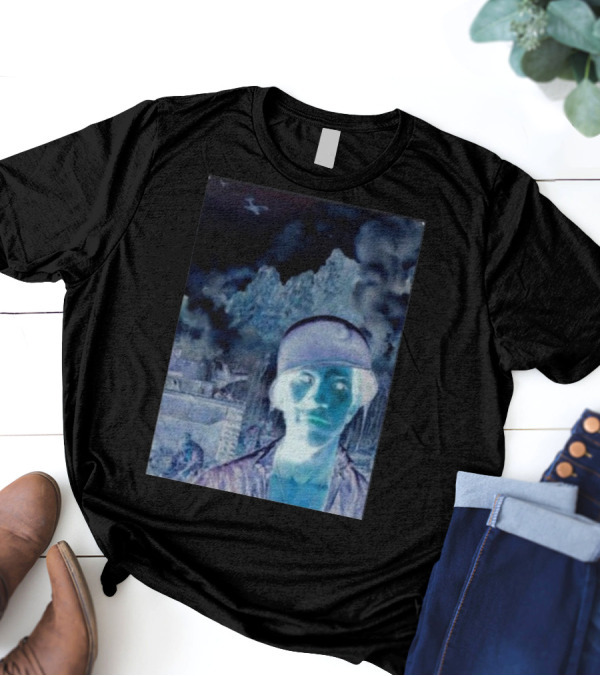 Janelledrtysoul Tyler Joseph Clancy Madrid Psychedelic Negative Mountain Portrait T-Shirt