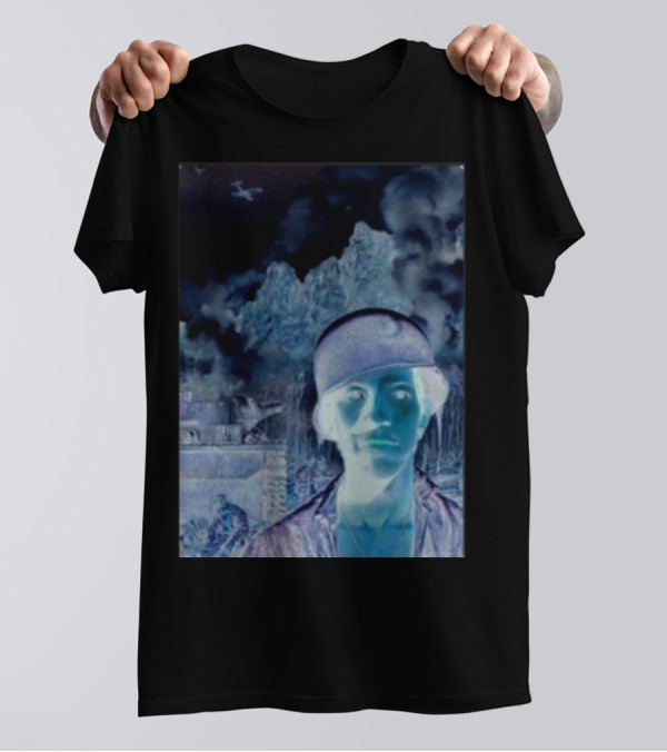 Janelledrtysoul Tyler Joseph Clancy Madrid Psychedelic Negative Mountain Portrait T-Shirt