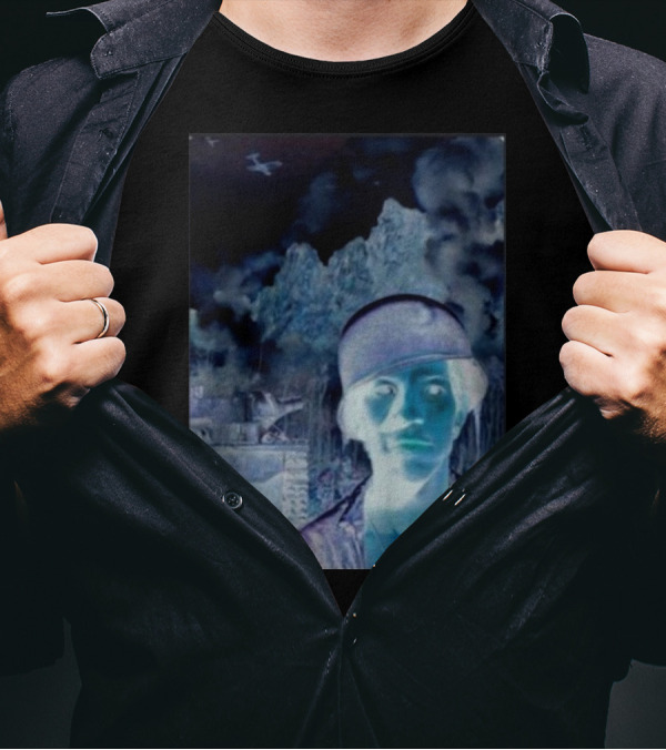 Janelledrtysoul Tyler Joseph Clancy Madrid Psychedelic Negative Mountain Portrait T-Shirt